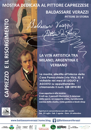 Mostra dedicata al pittore Caprezzese Baldassare Verazzi